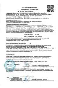 Сертификат соответствия - композитной черепица AeroDek в Ивантеевке
